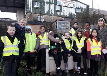 Gardening group visit to local allotments