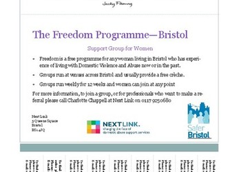 The Freedom Programme - Bristol (Domestic Abuse Support)
