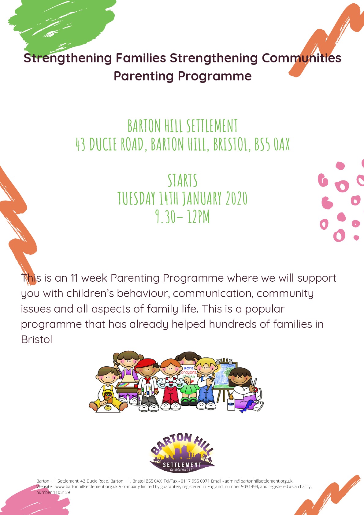 SFSC Parenting Programme Jan 20