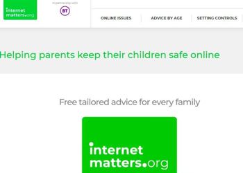 Internet Matters - tailored online safety advice for families