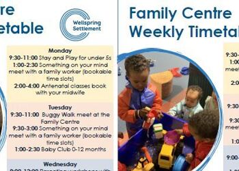 Wellspring Settlement - Family Centre Weekly Timetable